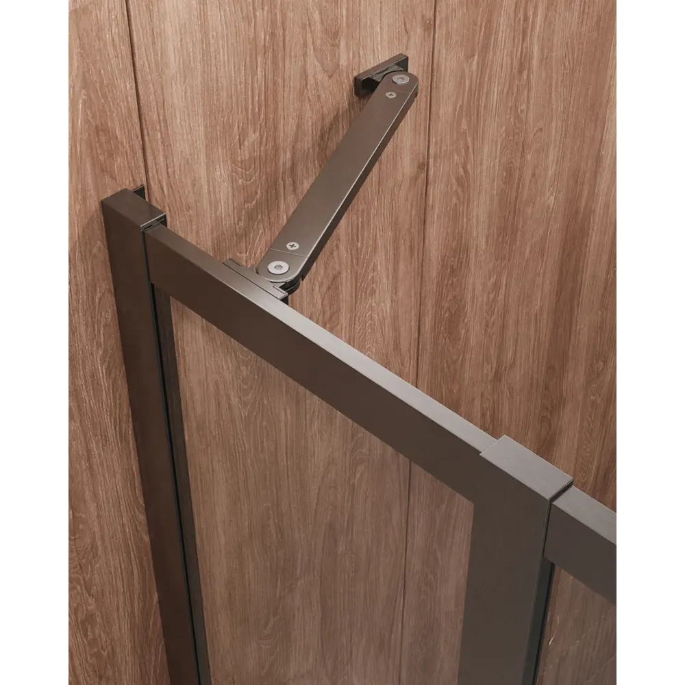 Фото 5 Душевой уголок Cezares Molveno полукруг 110x110см никелированный профиль эффект стекла прозрачный MOLVENO-R-22-90+20-C-GM-IV