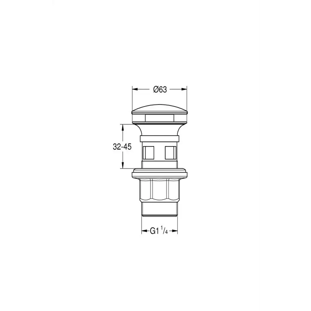 Фото 7 Сифон для раковины Grohe D32 мм клик-клак черный матовый 1024642430 Фото 7 Сифон для раковины Grohe D32 мм клик-клак черный матовый 1024642430
