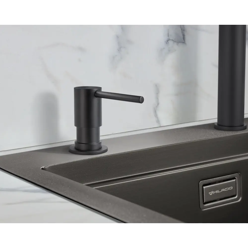 Фото 4 Дозатор встроенный для моющего средства Milacio MCU.934.TB total black Фото 4 Дозатор встроенный для моющего средства Milacio MCU.934.TB total black