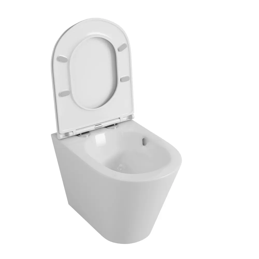 Фото 4 Унитаз подвесной Owl 1975 TOWLT190304 безободковый с сиденьем микролифт Фото 4 Унитаз подвесной Owl 1975 TOWLT190304 безободковый с сиденьем микролифт