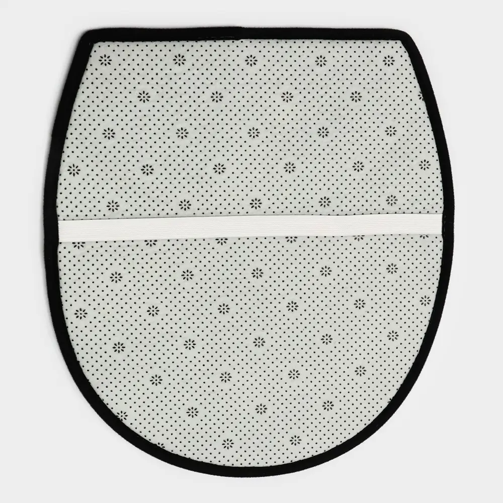 Фото 5 Набор ковриков для ванны и туалета Доляна Тропики 50х80 45х50 38х43 см 3 шт