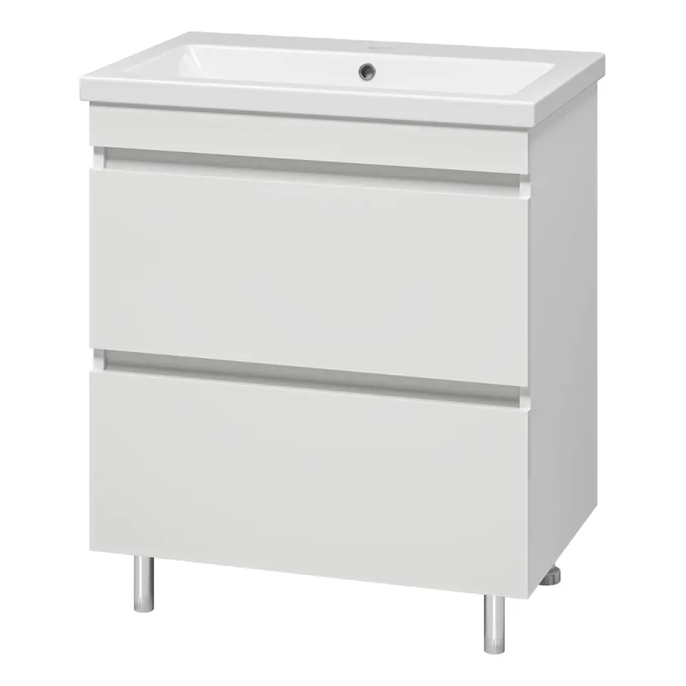 Фото 7 Тумба под раковину напольная Misty УТ000027151 70см цвет белый Фото 7 Тумба под раковину напольная Misty УТ000027151 70см цвет белый