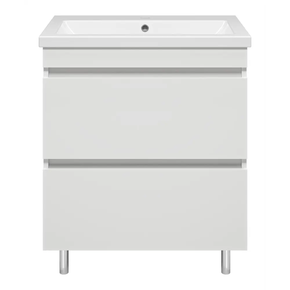 Фото 5 Тумба под раковину напольная Misty УТ000027151 70см цвет белый Фото 5 Тумба под раковину напольная Misty УТ000027151 70см цвет белый