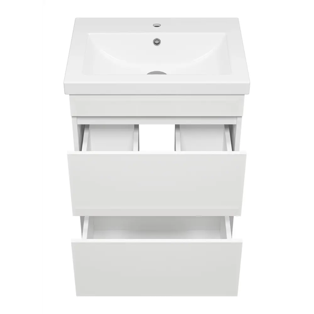 Фото 6 Тумба под раковину напольная Misty УТ000027149 60см цвет белый Фото 6 Тумба под раковину напольная Misty УТ000027149 60см цвет белый