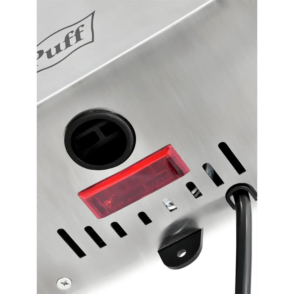 Фото 14 Сушилка для рук Puff-8950, Хром 1 кВт, антивандальная