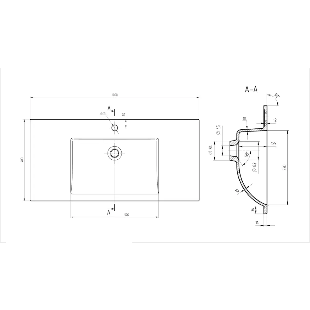 Фото 8 Тумба с раковиной из искусственного камня Vincea Luka C.Oak White 100см цвет коричневый Фото 8 Тумба с раковиной из искусственного камня Vincea Luka C.Oak White 100см цвет коричневый