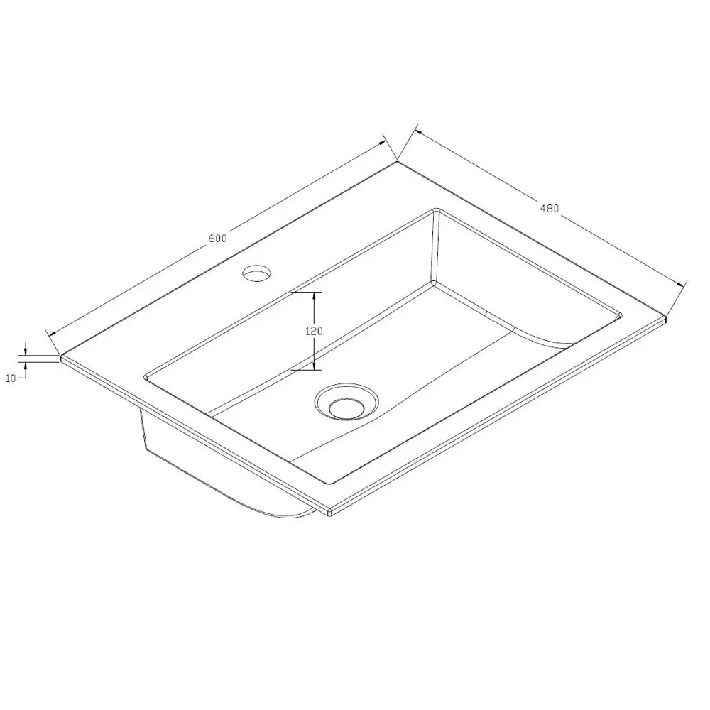 Фото 9 Тумба с раковиной из искусственного камня Vincea Luka C.Oak Grey 60см цвет коричневый Фото 9 Тумба с раковиной из искусственного камня Vincea Luka C.Oak Grey 60см цвет коричневый