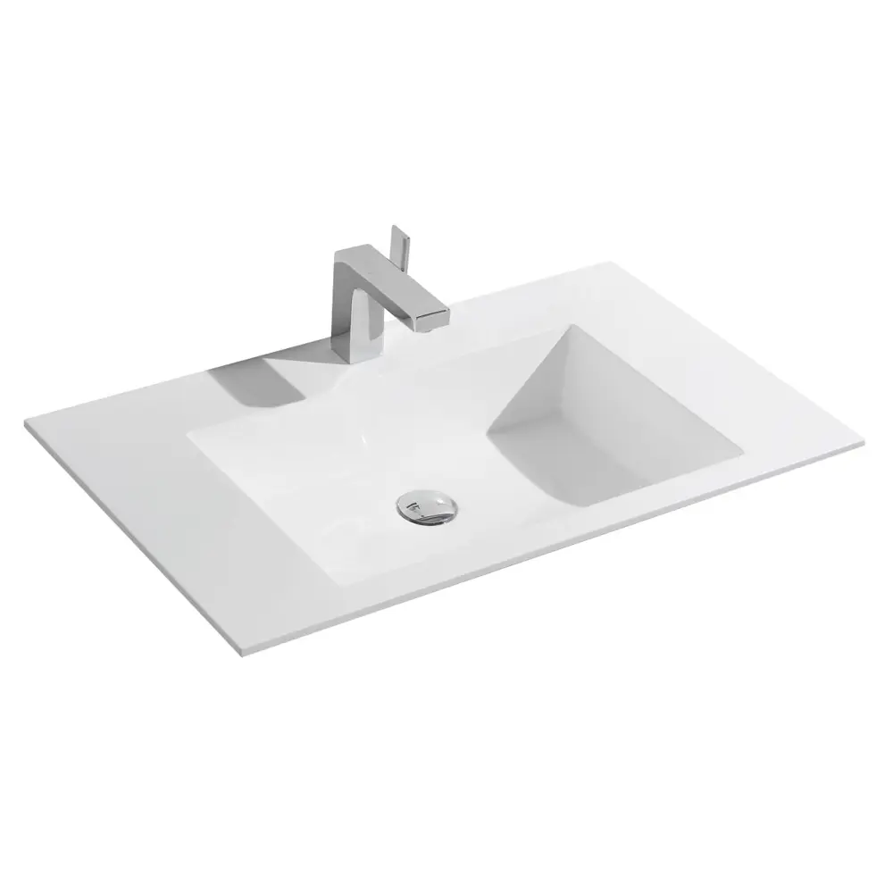 Фото 8 Тумба с раковиной подвесная Vincea Chiara 2D 800 C Oak White 80см цвет коричневый Фото 8 Тумба с раковиной подвесная Vincea Chiara 2D 800 C Oak White 80см цвет коричневый