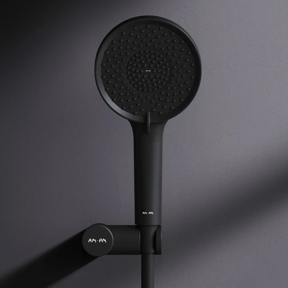 Фото 3 Лейка для душа Am.pm X-Joy F01185A022 c шлангом 175 см цвет черный Фото 3 Лейка для душа Am.pm X-Joy F01185A022 c шлангом 175 см цвет черный