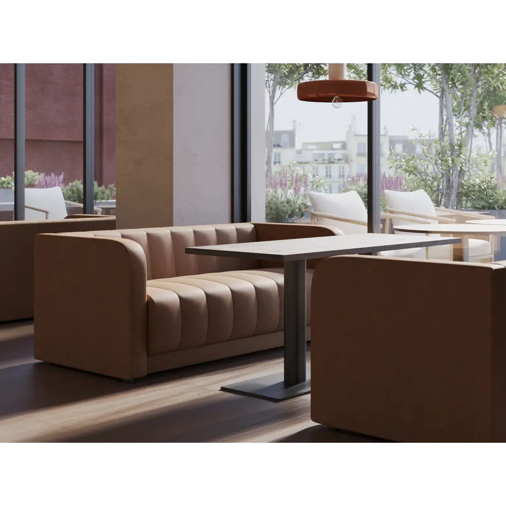 Фото 5 Диван прямой Правила мебели Мона 189093 182x71x82 см искусственная замша цвет коричневый Фото 5 Диван прямой Правила мебели Мона 189093 182x71x82 см искусственная замша цвет коричневый