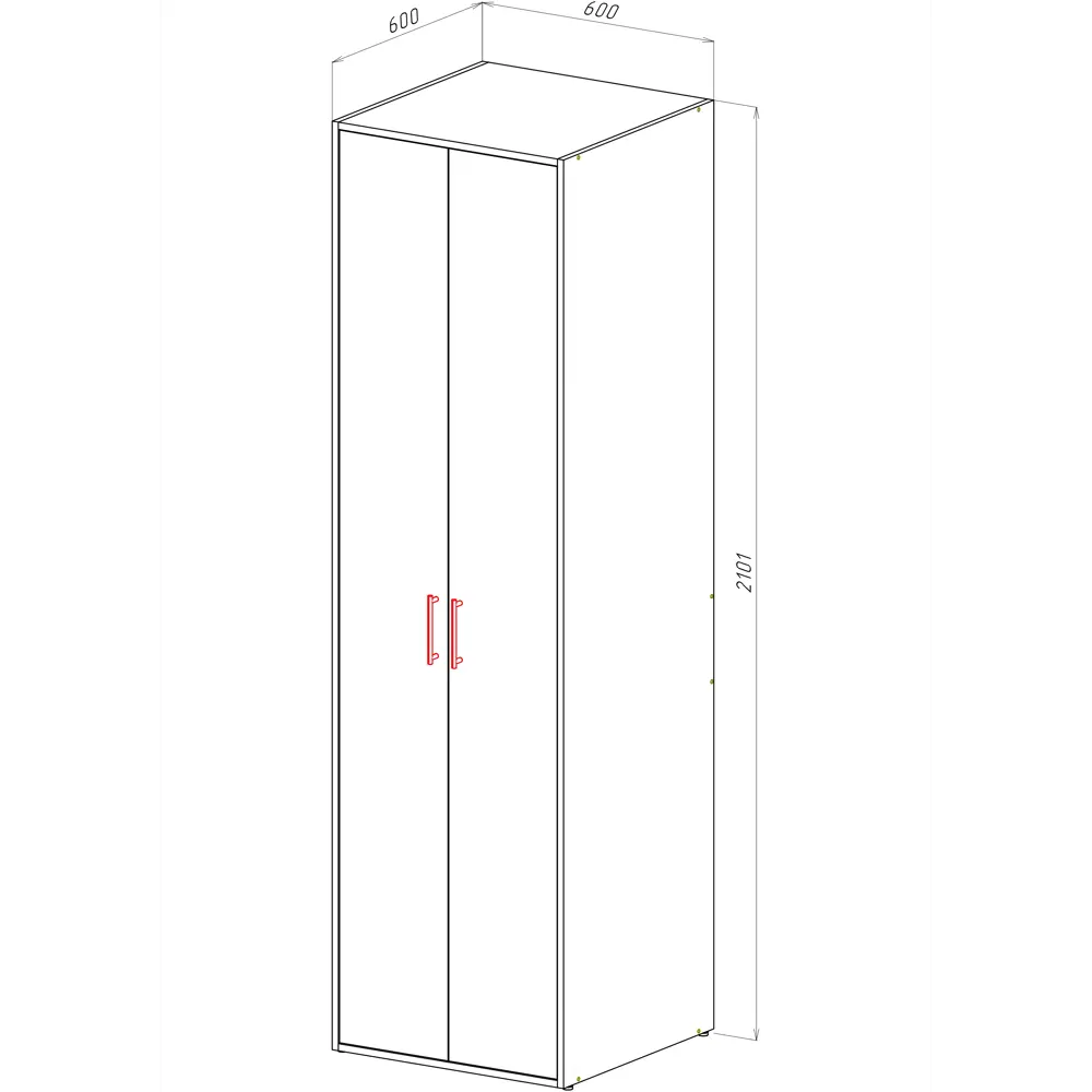 Фото 7 Шкаф распашной Stylint 60x209x60 см ЛДСП цвет ясень шимо Фото 7 Шкаф распашной Stylint 60x209x60 см ЛДСП цвет ясень шимо