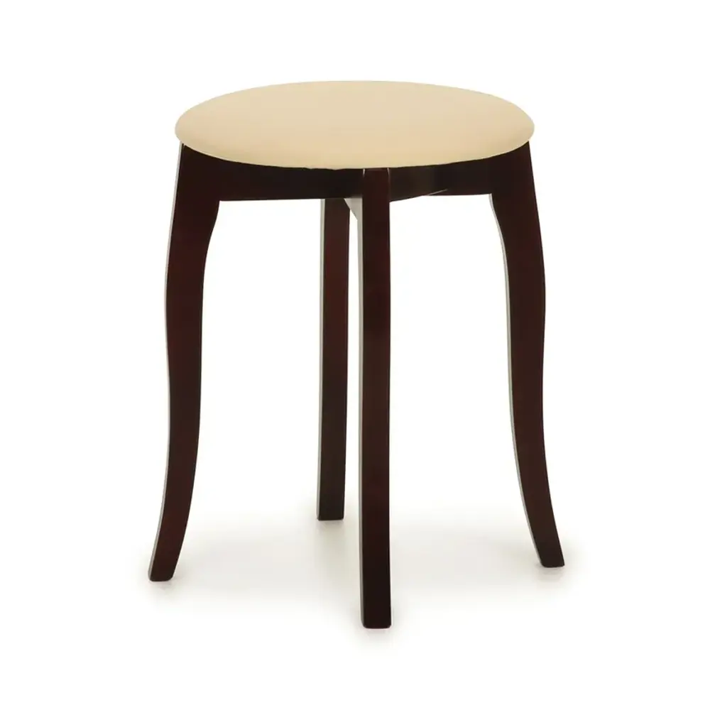 Фото 8 Табурет Beneli 41x45x41 см массив цвет коричневый/бежевый