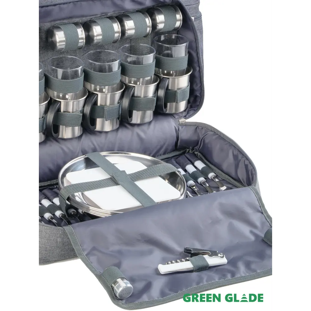 Фото 5 Набор для пикника Green Glade Т3612 24л / 47 предметов Фото 5 Набор для пикника Green Glade Т3612 24л / 47 предметов