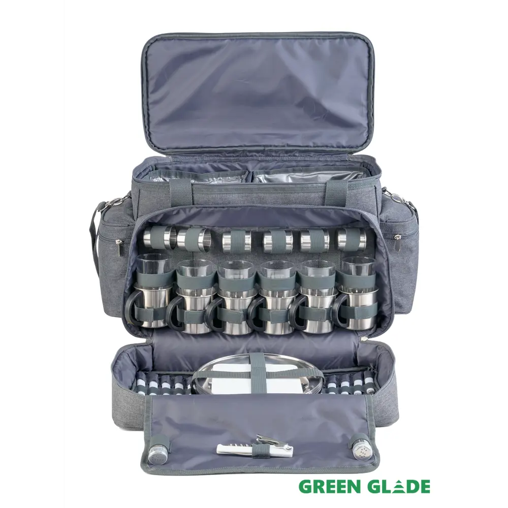 Фото 3 Набор для пикника Green Glade Т3612 24л / 47 предметов Фото 3 Набор для пикника Green Glade Т3612 24л / 47 предметов