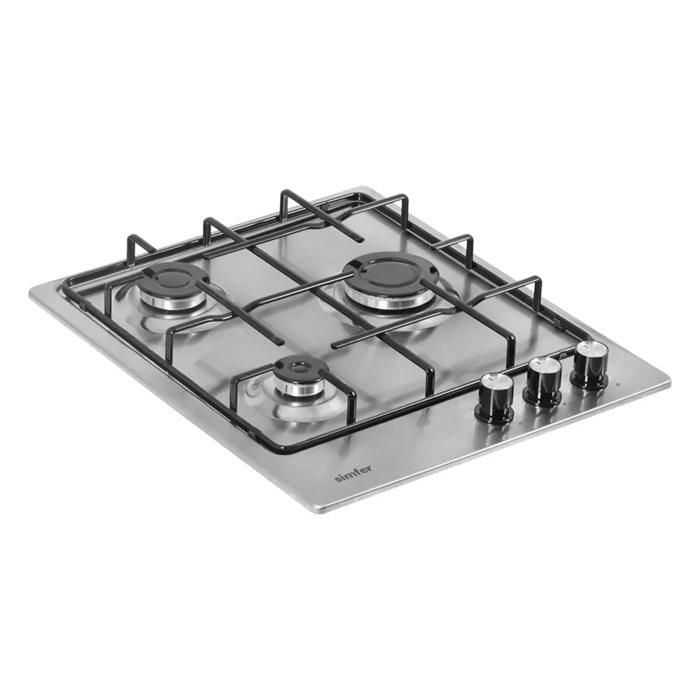 Фото 19 Газовая варочная панель Simfer H45V30420 с автоподжигом 45 см 3 конфорки цвет серый Фото 19 Газовая варочная панель Simfer H45V30420 с автоподжигом 45 см 3 конфорки цвет серый