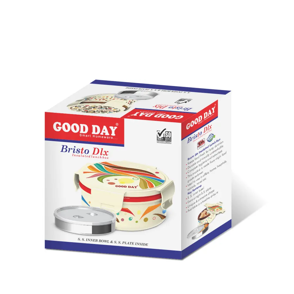 Фото 2 Good Day Термо Ланч-бокс Bristo Dlx 800 мл Cream and Brown