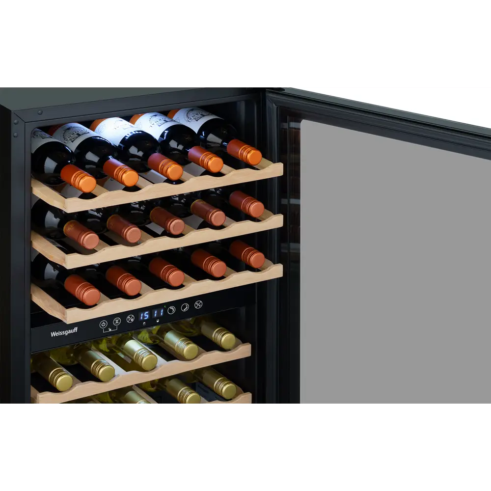 Фото 7 Винный шкаф Weissgauff 48х86х43 см 29 бутылки цвет черный Фото 7 Винный шкаф Weissgauff 48х86х43 см 29 бутылки цвет черный