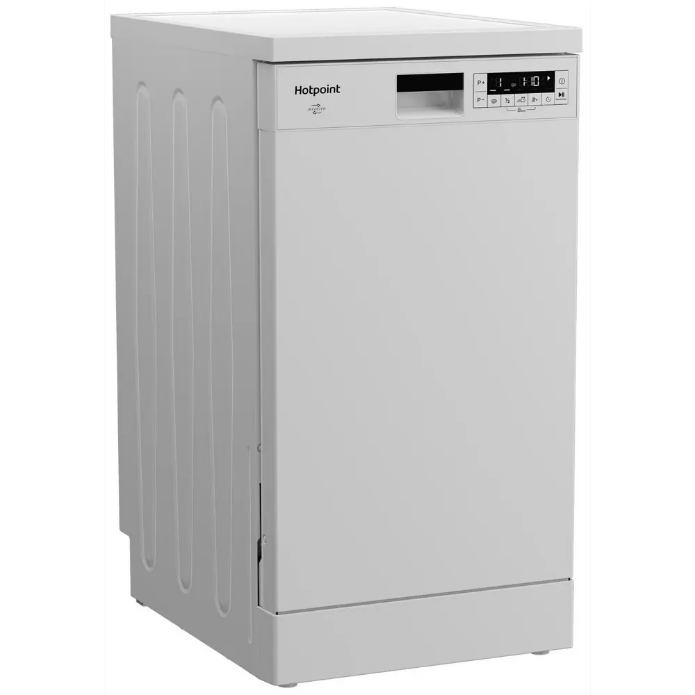 Фото 3 Отдельностоящая посудомоечная машина Hotpoint HFS 2C67 W 44.8 см 6 программ цвет белый Фото 3 Отдельностоящая посудомоечная машина Hotpoint HFS 2C67 W 44.8 см 6 программ цвет белый