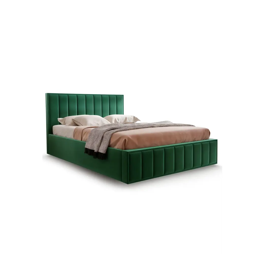 Фото 4 Кровать Принцесса мелания Женева 200x180 см цвет зелёный