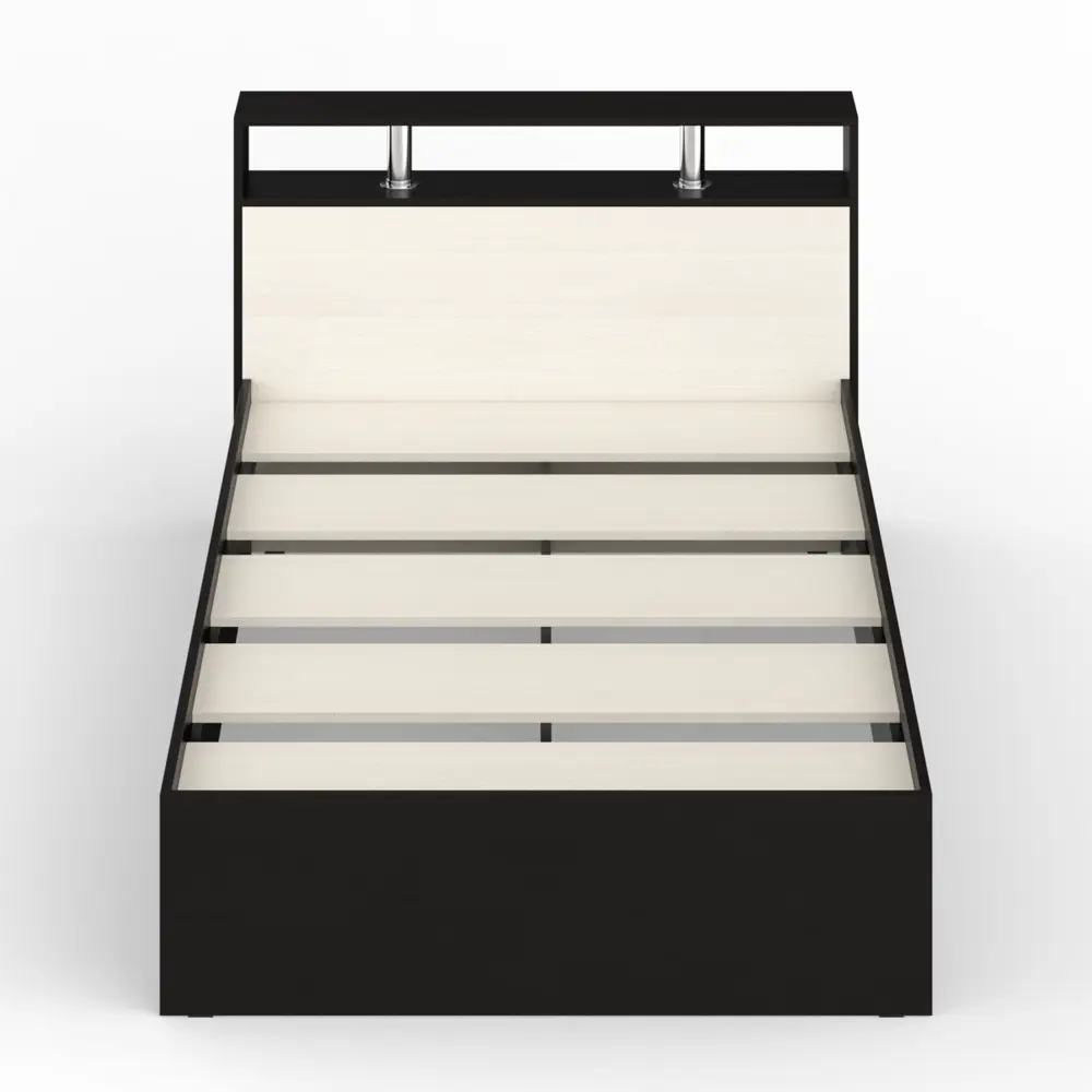 Фото 3 Кровать Свк Камелия 200x120 см цвет венге/дуб лоредо 1022138K