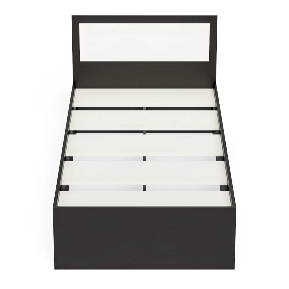 Фото 3 Кровать Свк Фиеста 200x90 см цвет коричневый Фото 3 Кровать Свк Фиеста 200x90 см цвет коричневый