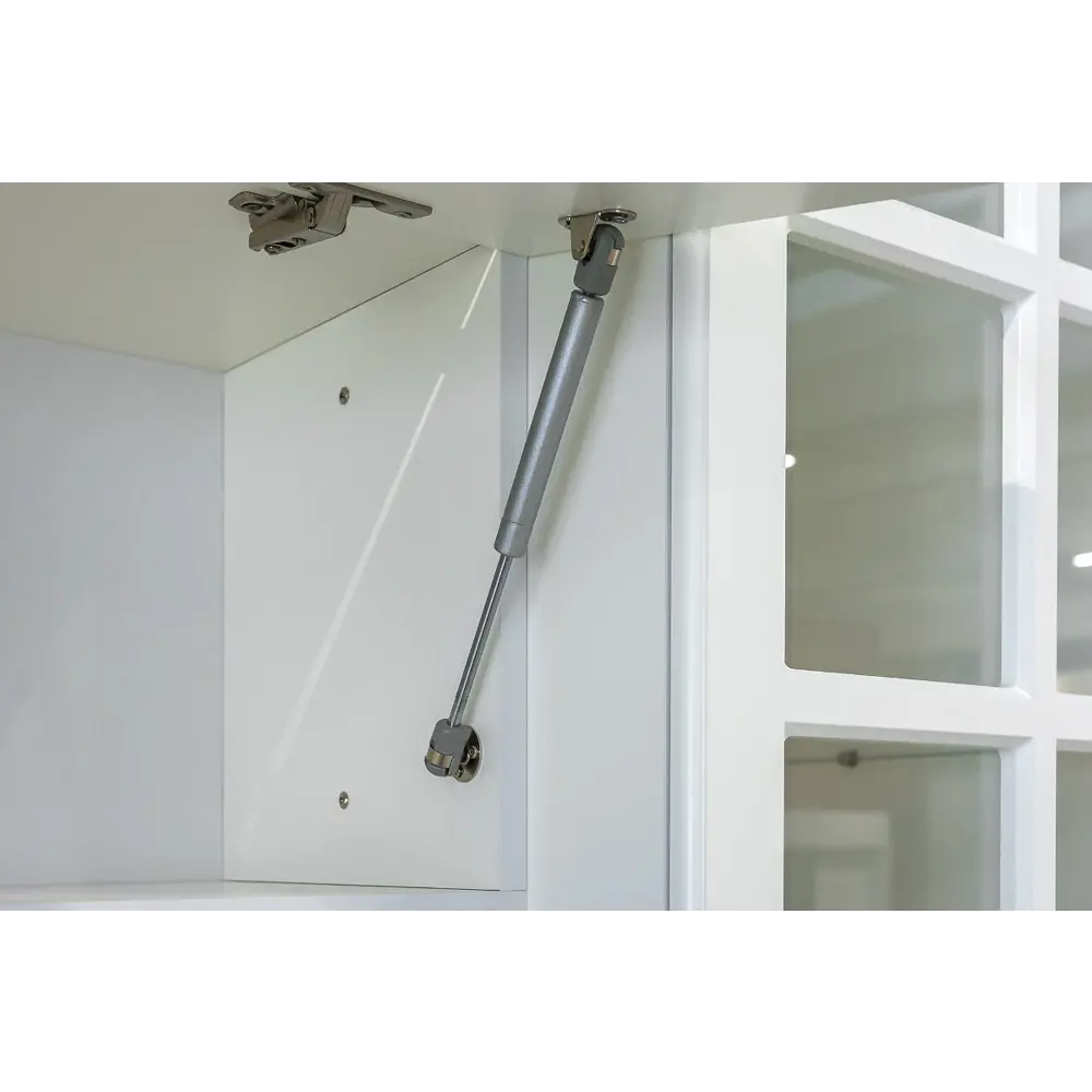 Фото 4 Полка настенная Mobi Ливерпуль 140x32 см ЛДСП цвет ясень ваниль/белый