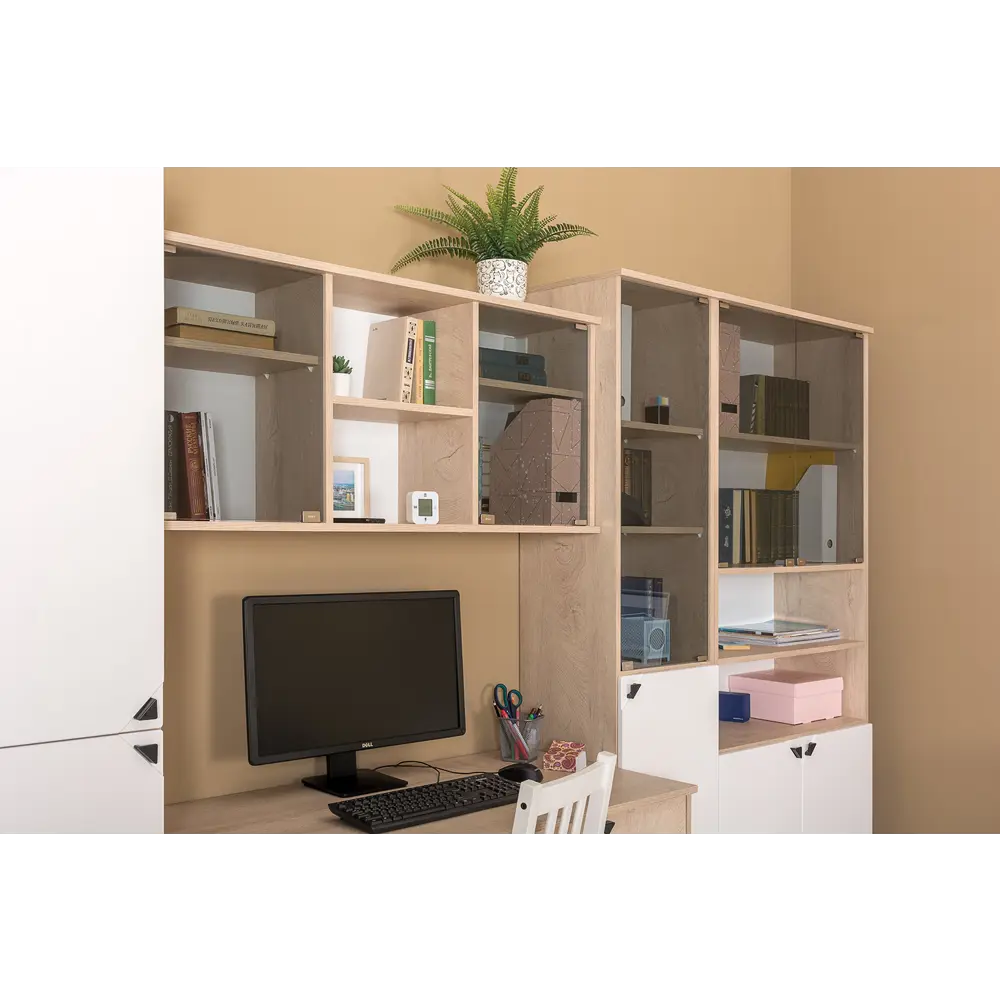 Фото 4 Полка настенная Mobi Бостон 10.51 115x29 см ЛДСП цвет дуб эндгрейн