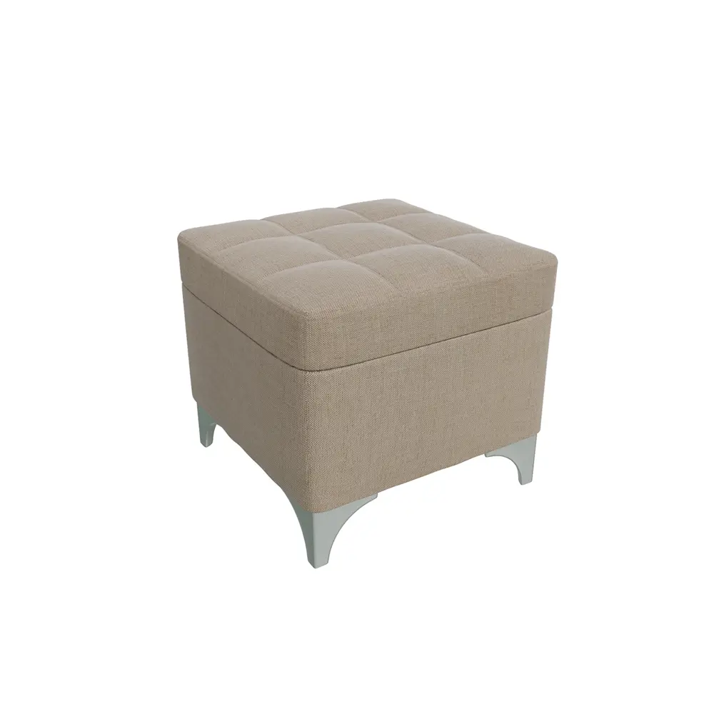 Фото 3 Пуф ткань ПВХ Гранд кволити Жозефина-2 46x45 см бежевый