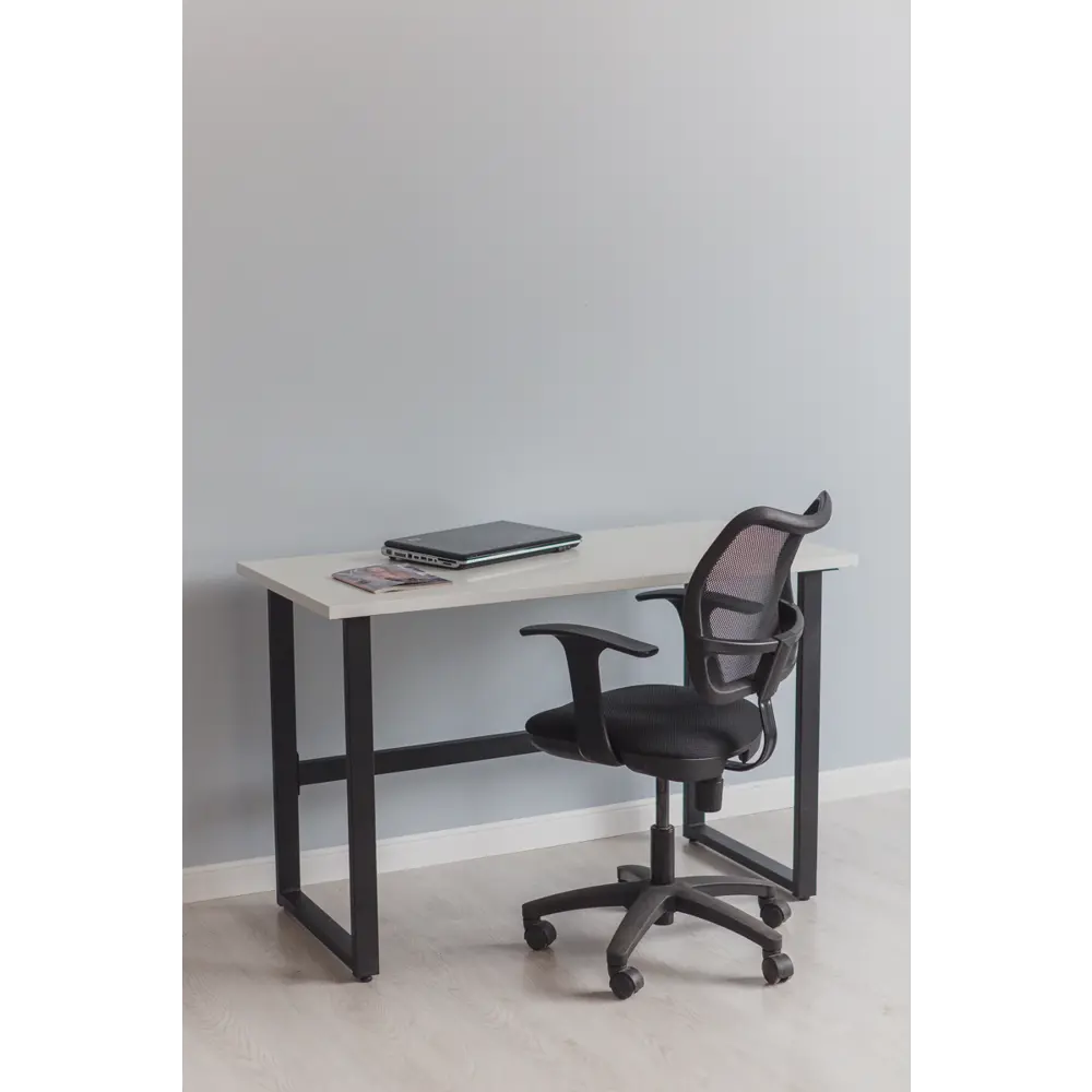 Фото Стол многофункциональный Diko loft Good desk 75x75x55 см лдсп цвет белый/ножки черные Фото Стол многофункциональный Diko loft Good desk 75x75x55 см лдсп цвет белый/ножки черные