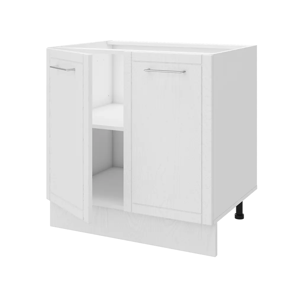 Фото 3 Напольный шкаф Агидель 80x82.5x58 см KONSENSA ЛДСП цвет белый Фото 3 Напольный шкаф Агидель 80x82.5x58 см KONSENSA ЛДСП цвет белый