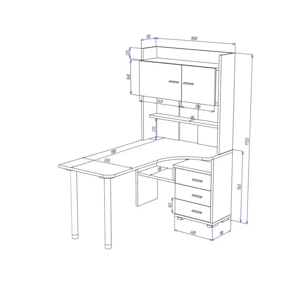 Фото 3 Стол Мэрдэс Ср 101x175x160 см ЛДСП цвет белый/графит СР-133-160 БЕГ-ЛЕВ Фото 3 Стол Мэрдэс Ср 101x175x160 см ЛДСП цвет белый/графит СР-133-160 БЕГ-ЛЕВ