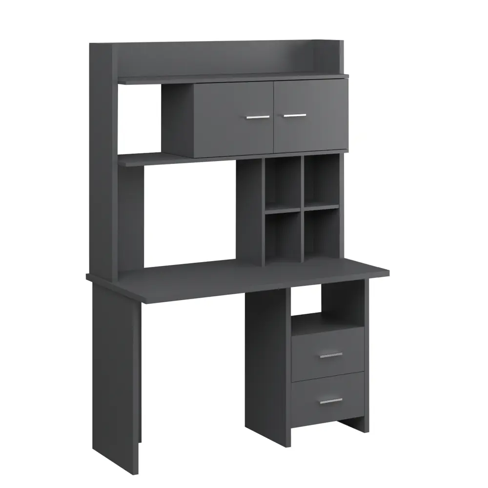 Фото 2 Стол Мэрдэс Скл-прям 120x178x60 см ЛДСП цвет графит СКЛ-Прям120+НКЛХ-120 Г