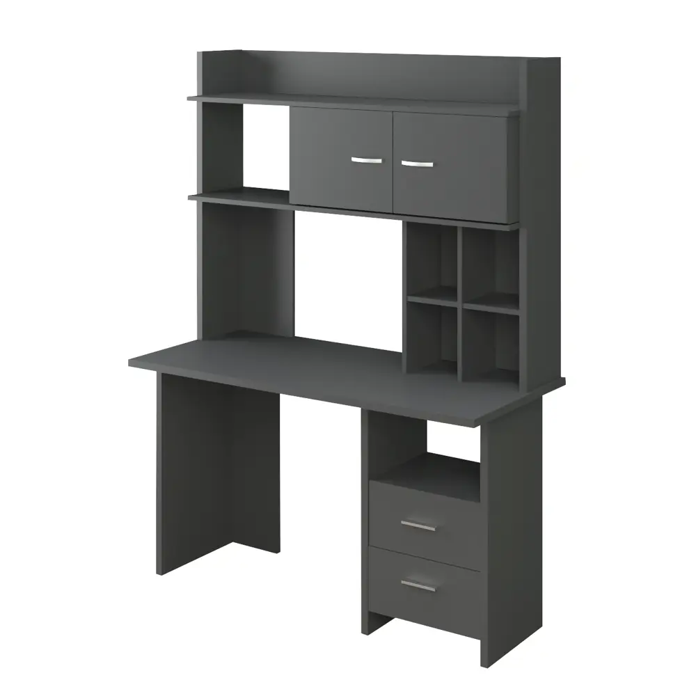 Фото 2 Стол Мэрдэс Скл-прям 130x178x60 см ЛДСП цвет графит СКЛ-Прям130+НКЛХ-130 Г Фото 2 Стол Мэрдэс Скл-прям 130x178x60 см ЛДСП цвет графит СКЛ-Прям130+НКЛХ-130 Г