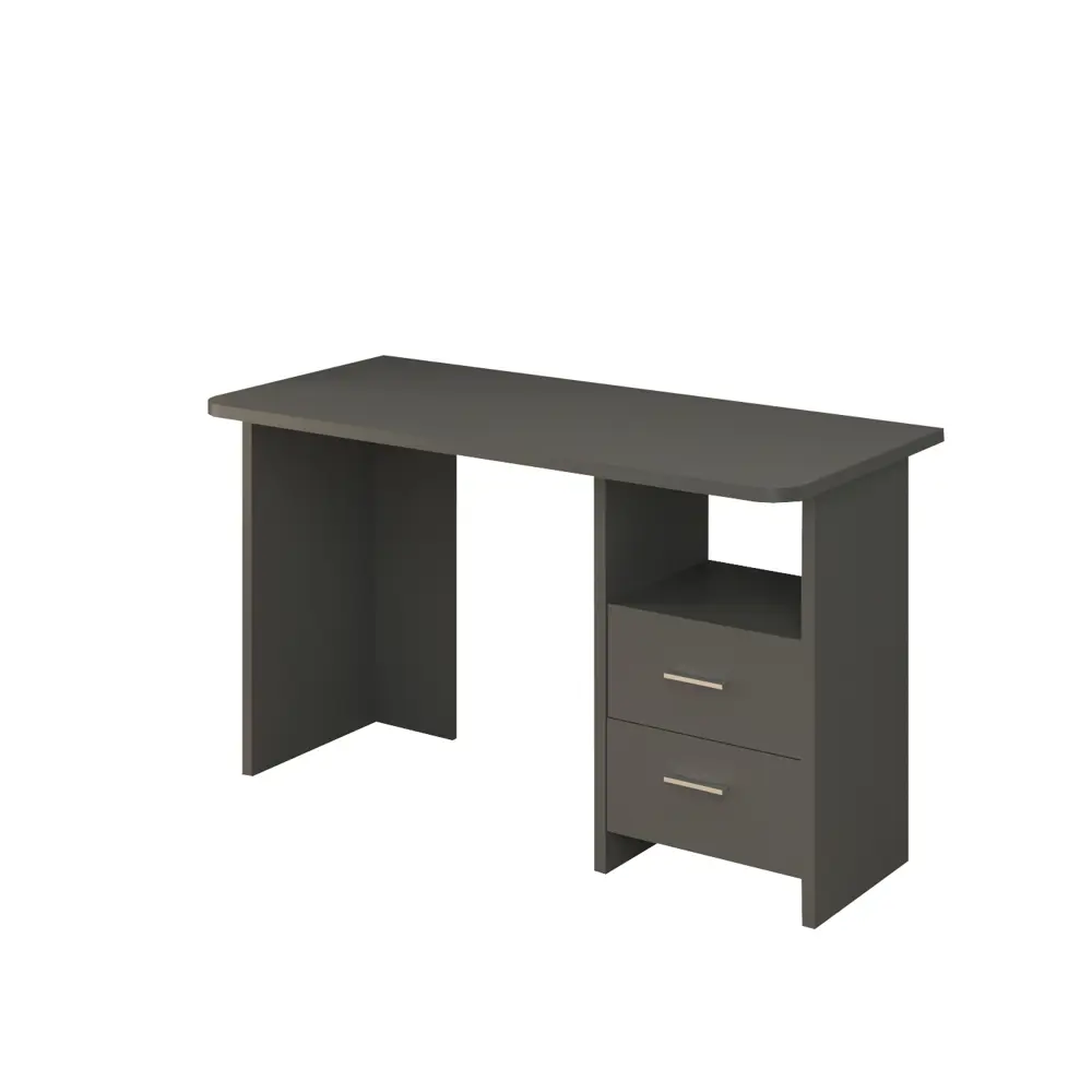 Фото 2 Стол Мэрдэс Скл-прям 130x77x60 см ЛДСП цвет графит СКЛ-Прям130Р Г Фото 2 Стол Мэрдэс Скл-прям 130x77x60 см ЛДСП цвет графит СКЛ-Прям130Р Г