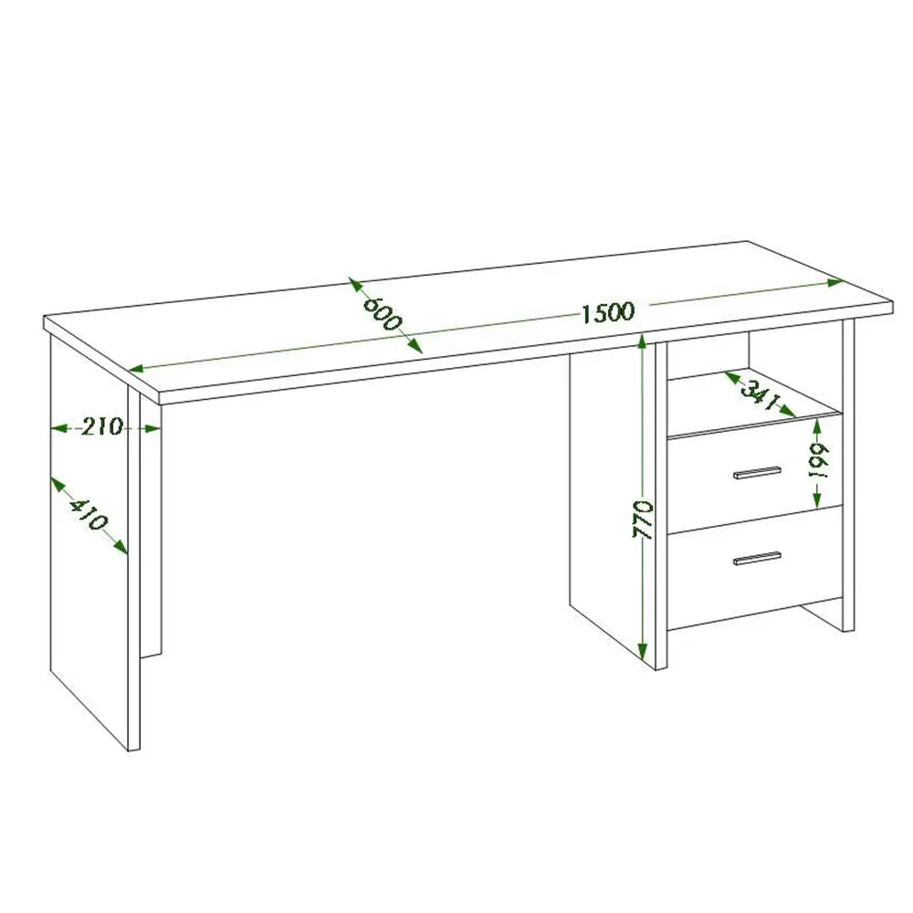 Фото 4 Стол Мэрдэс Скл-прям 150x77x60 см ЛДСП цвет белый/дуб сонома СКЛ-Прям150 БЕС Фото 4 Стол Мэрдэс Скл-прям 150x77x60 см ЛДСП цвет белый/дуб сонома СКЛ-Прям150 БЕС