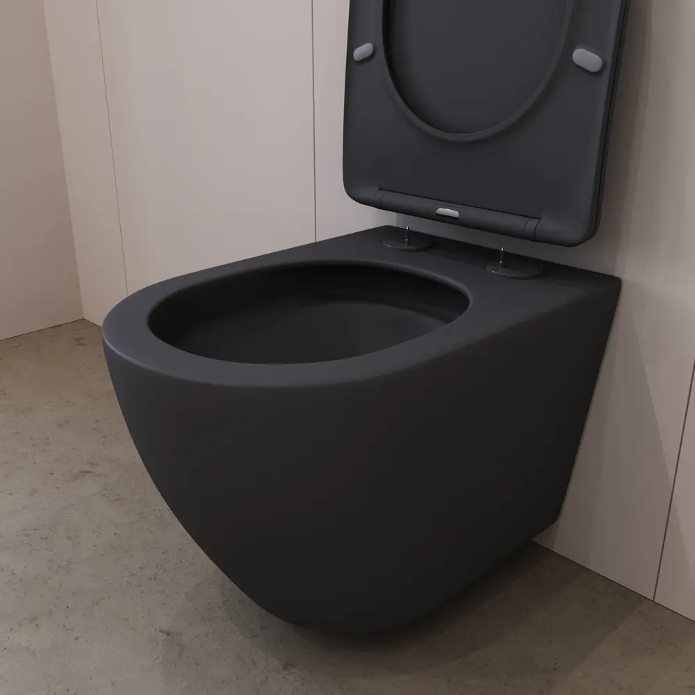 Фото 14 Инсталляция Teymi Aina 50 T70033 с клавишей Helmi черный матовый T70203BM и унитаз подвесной ADT Long 52x36.5 Vortex черный матовый овал Фото 14 Инсталляция Teymi Aina 50 T70033 с клавишей Helmi черный матовый T70203BM и унитаз подвесной ADT Long 52x36.5 Vortex черный матовый овал