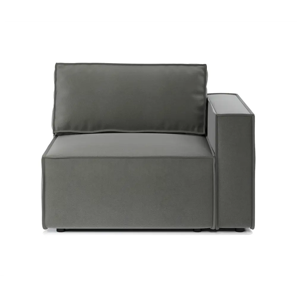 Фото 7 Диван модульный Шарм-дизайн 34062028817 327x70x95 см велюр цвет серый Фото 7 Диван модульный Шарм-дизайн 34062028817 327x70x95 см велюр цвет серый