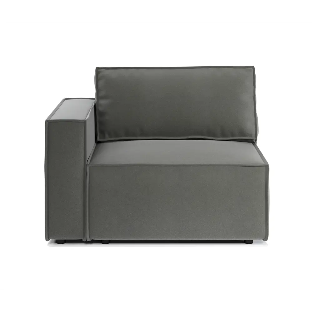 Фото 6 Диван модульный Шарм-дизайн 34062028817 327x70x95 см велюр цвет серый Фото 6 Диван модульный Шарм-дизайн 34062028817 327x70x95 см велюр цвет серый