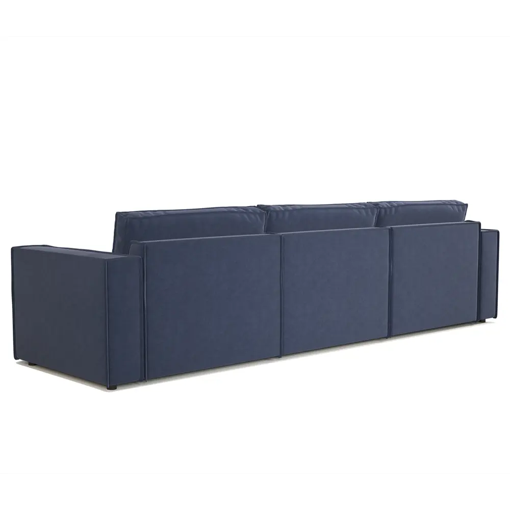 Фото 4 Диван модульный Шарм-дизайн 34062028832 327x70x95 см велюр цвет синий Фото 4 Диван модульный Шарм-дизайн 34062028832 327x70x95 см велюр цвет синий