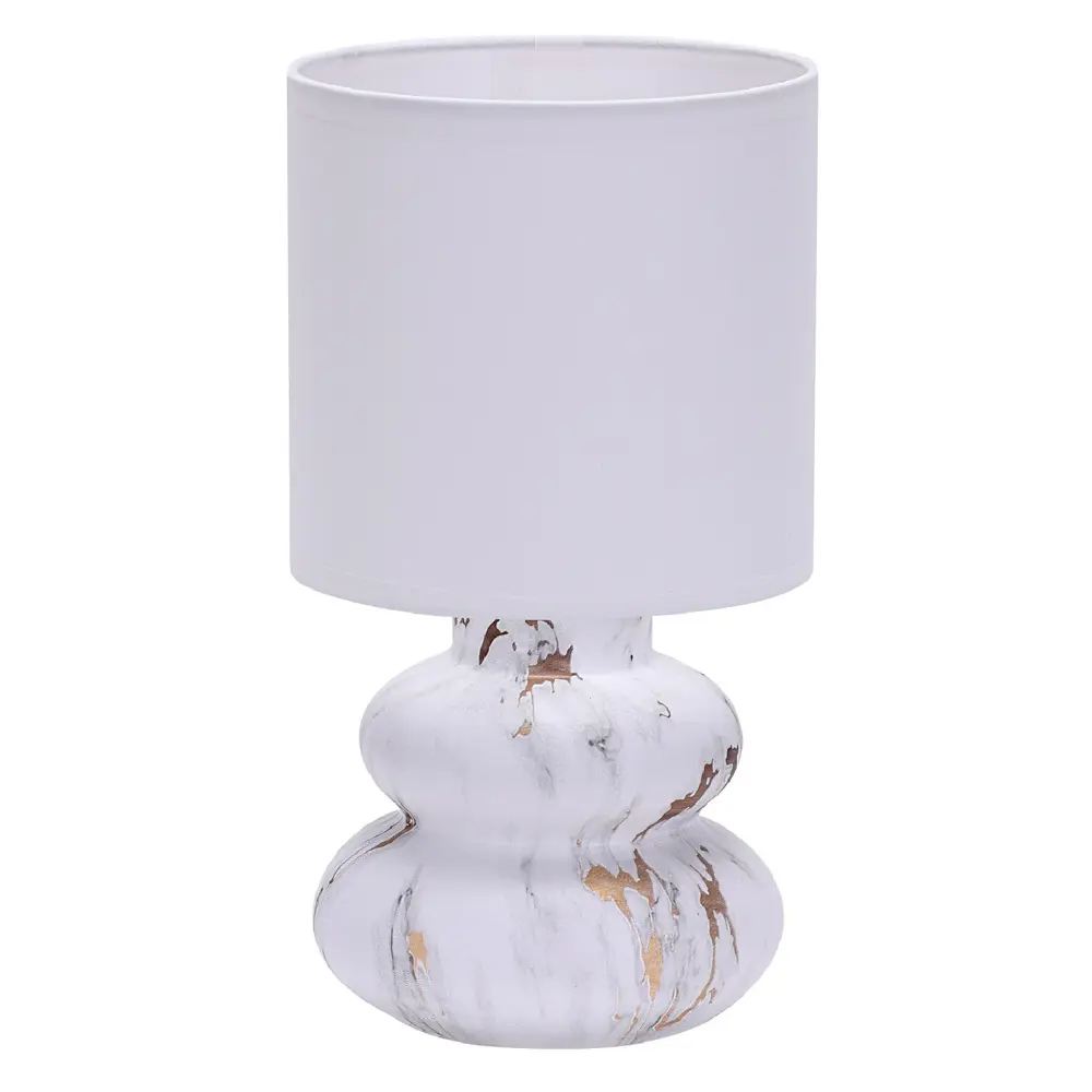 Фото Настольная лампа Gerhort Modern G32217/1t wt+gd wt цвет белый