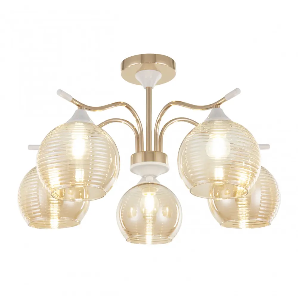 Фото Люстра потолочная Arte milano Napoli-327719/5 fg+wh 5 ламп 10 м² цвет золото Фото Люстра потолочная Arte milano Napoli-327719/5 fg+wh 5 ламп 10 м² цвет золото