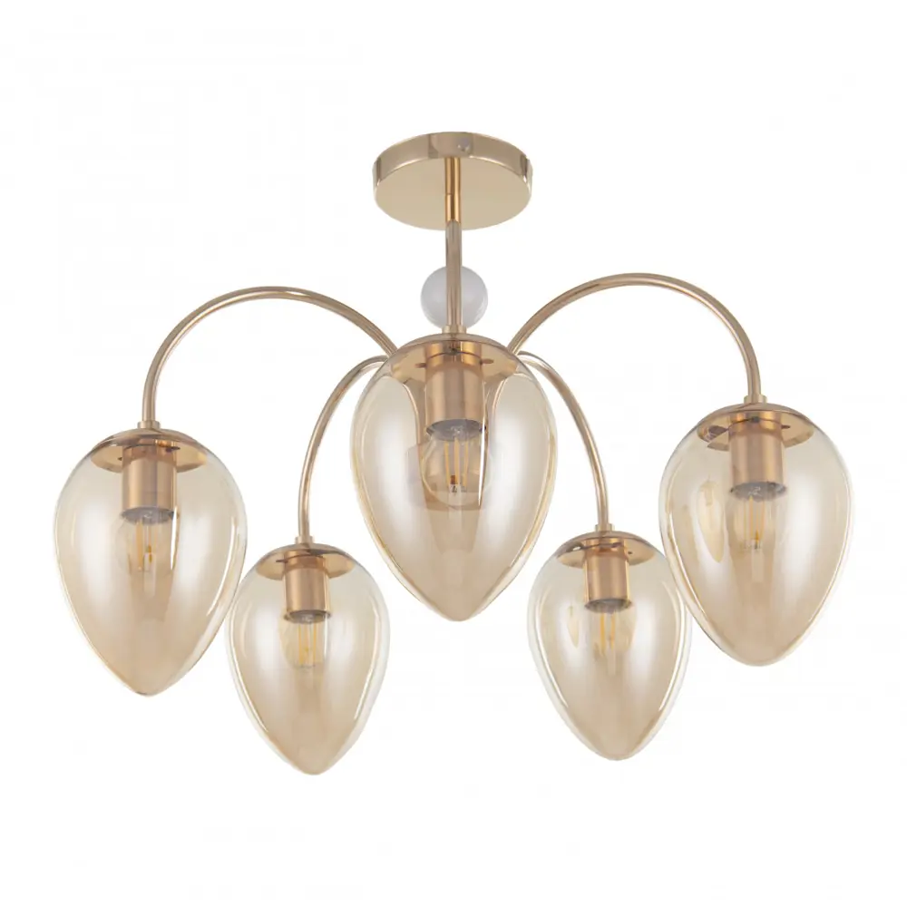 Фото Люстра потолочная Arte milano Napoli-327619/5 fg+wh 5 ламп 10 м² цвет золото Фото Люстра потолочная Arte milano Napoli-327619/5 fg+wh 5 ламп 10 м² цвет золото