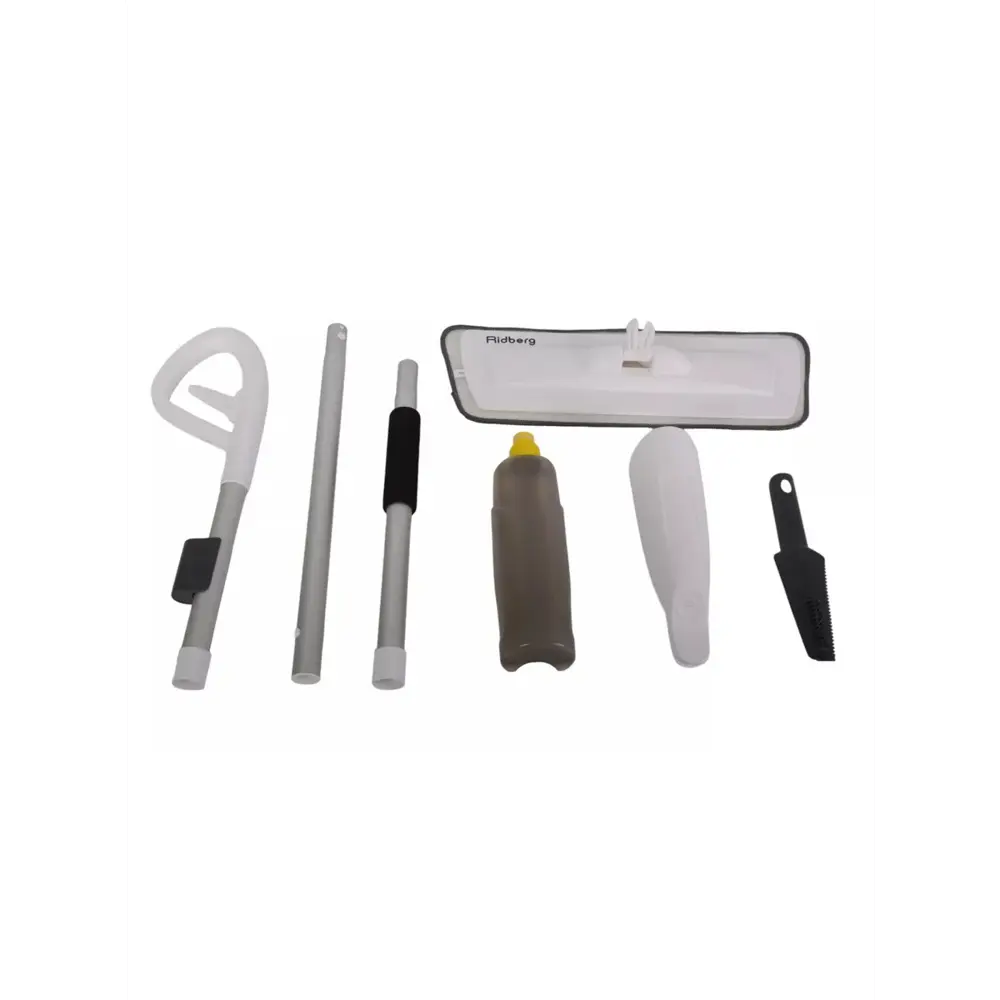 Фото 4 Швабра с распылителем микрофибра Ridberg 1214042 пластик цвет белый 120 см Фото 4 Швабра с распылителем микрофибра Ridberg 1214042 пластик цвет белый 120 см