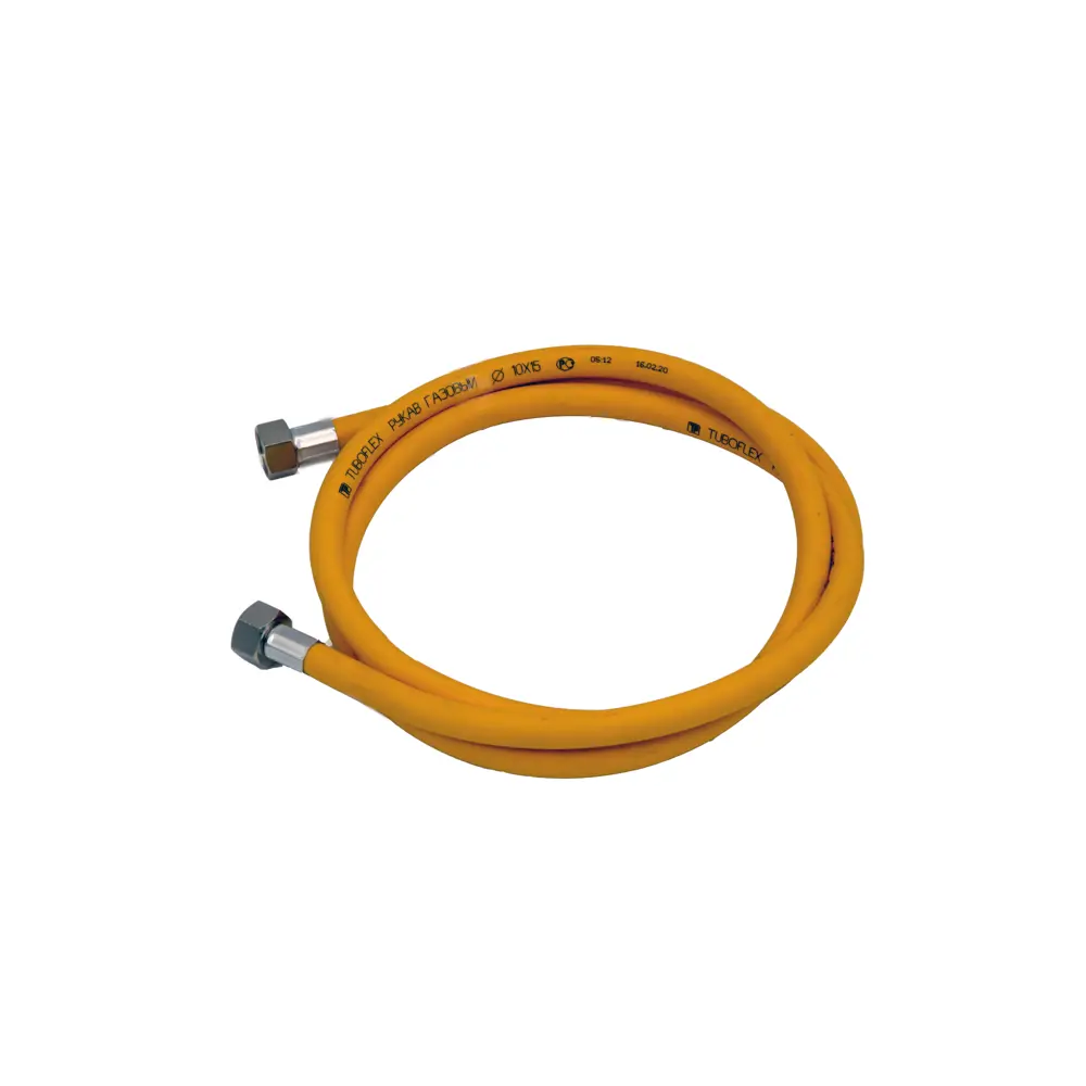 Фото 2 Газовый шланг армированный Tuboflex 1/2" ВР 4 м ПВХ Фото 2 Газовый шланг армированный Tuboflex 1/2" ВР 4 м ПВХ