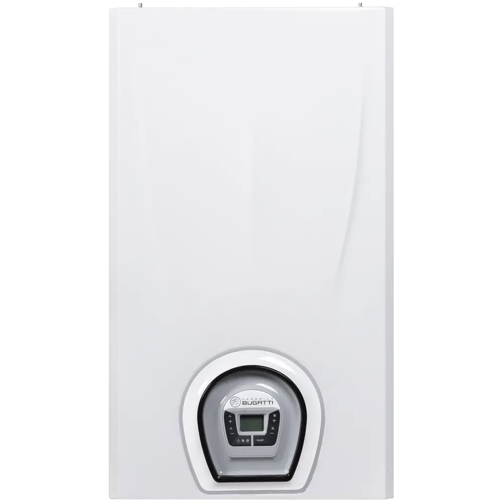 Фото Газовый котел конвекционный 18 кВт Federica Bugatti двухконтурный настенный Фото Газовый котел конвекционный 18 кВт Federica Bugatti двухконтурный настенный