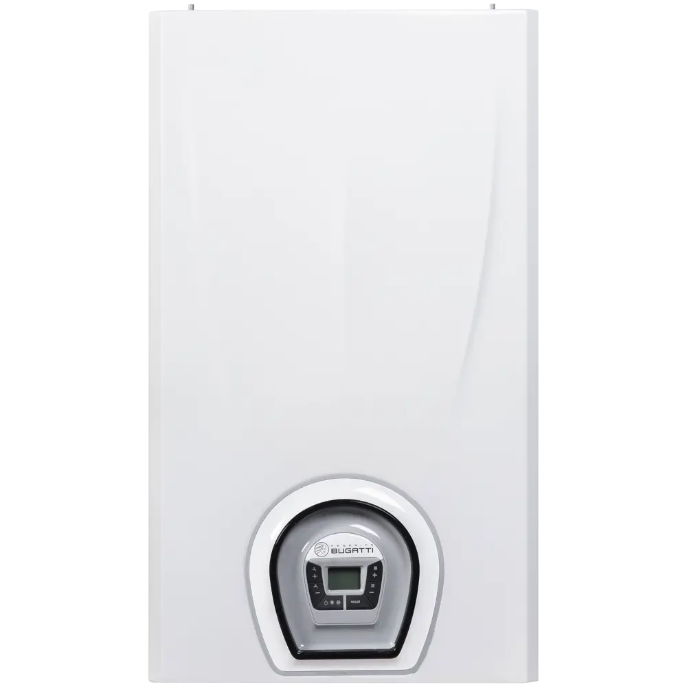 Фото Газовый котел конвекционный 24 кВт Federica Bugatti двухконтурный настенный Фото Газовый котел конвекционный 24 кВт Federica Bugatti двухконтурный настенный