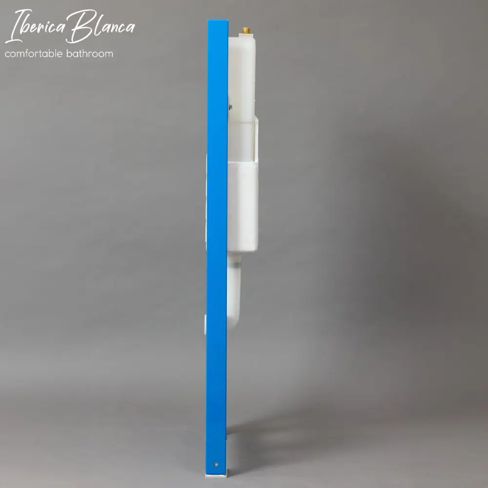 Фото 7 Инсталляция с унитазом комплект Iberica Blanca безободковый Bilbao Alto и клавиша серая нержавеющая сталь IB001.BLA.231.8180 Фото 7 Инсталляция с унитазом комплект Iberica Blanca безободковый Bilbao Alto и клавиша серая нержавеющая сталь IB001.BLA.231.8180