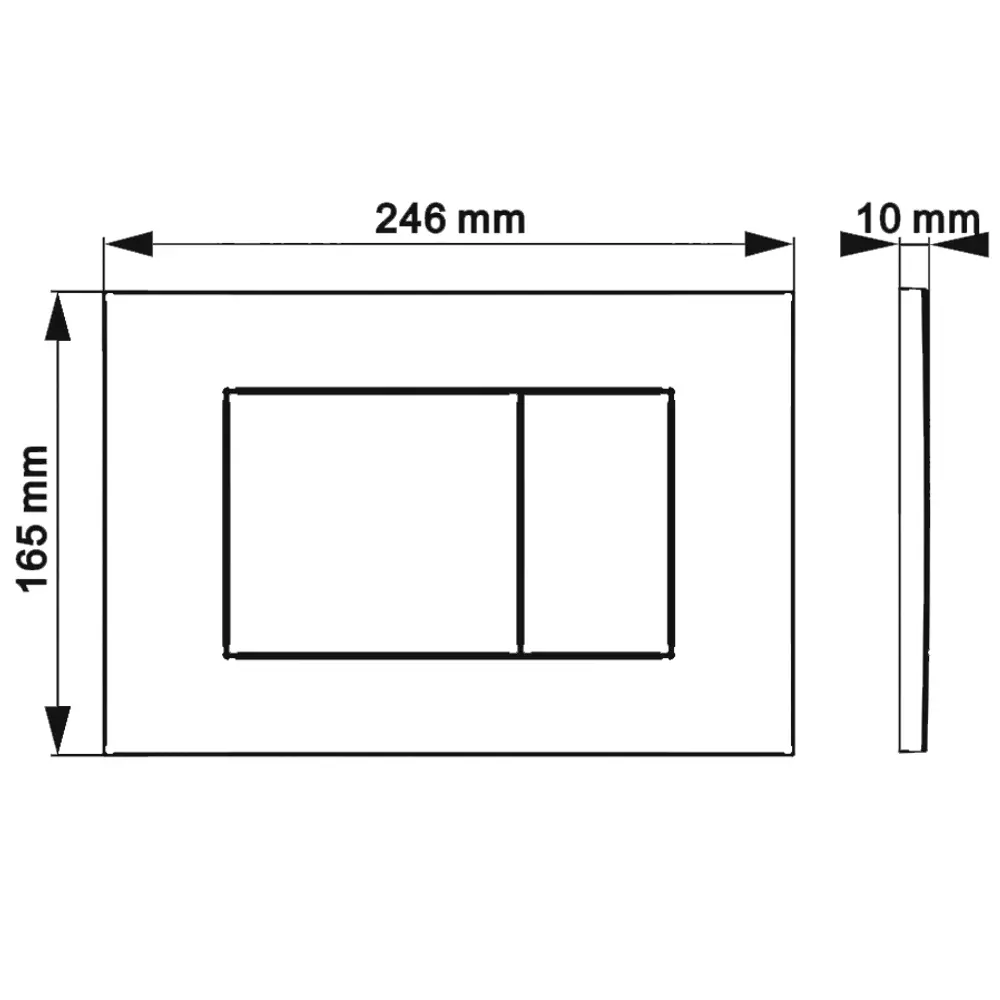 Фото 14 Инсталляция с унитазом комплект Iberica Blanca безободковый Bilbao Alto и клавиша черный матовый IB001.BLA.231.851