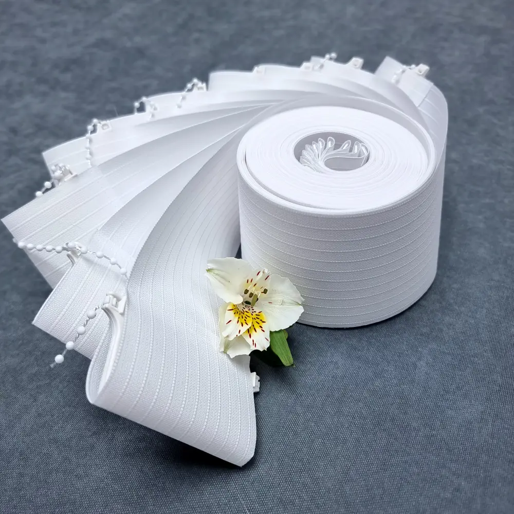 Фото 6 Ламели для вертикальных жалюзи Бинар Лайн 100 см х 10 шт цвет белый