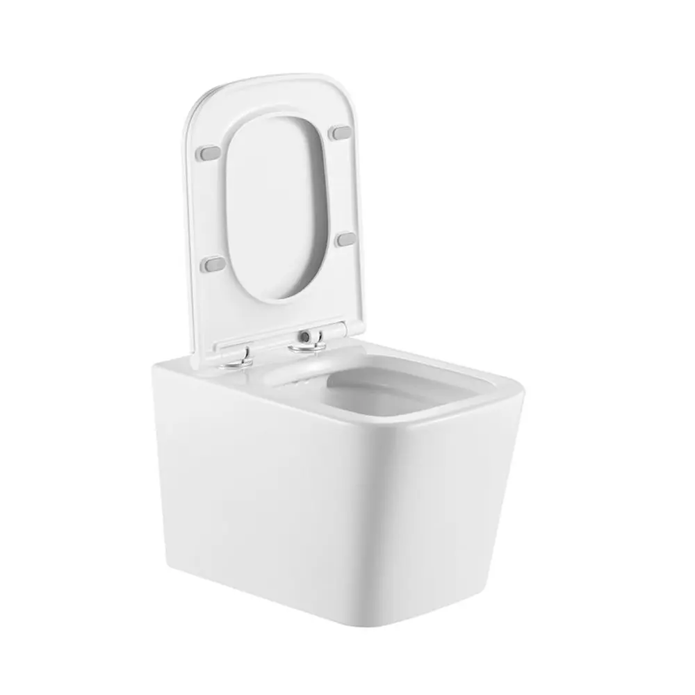 Фото 12 Инсталляция с унитазом комплект Iberica Blanca безободковый Toledo Alto и клавиша золото матовое нержавеющая сталь IB.001M.TLA.231.1503